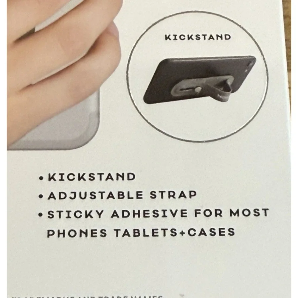 Set of 5 - Monet Strap Phone‎ Grip & Kickstand - Rose Gold / Pink